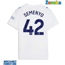 Manchester City Antoine Semenyo #42 Rezervni Dres za Ženska 2026-27 Kratak Rukav